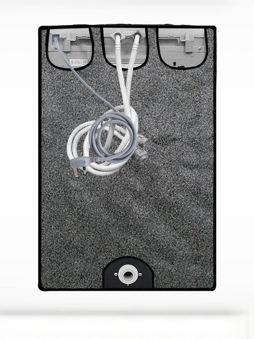 stylista The Furnishing Tree Grey PVC Printed Washing Machine Cover-picture-19