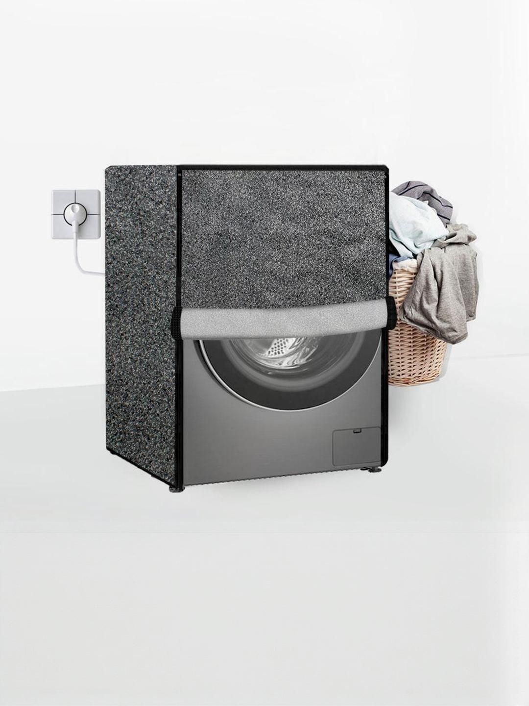 stylista The Furnishing Tree Grey PVC Printed Washing Machine Cover-picture-26