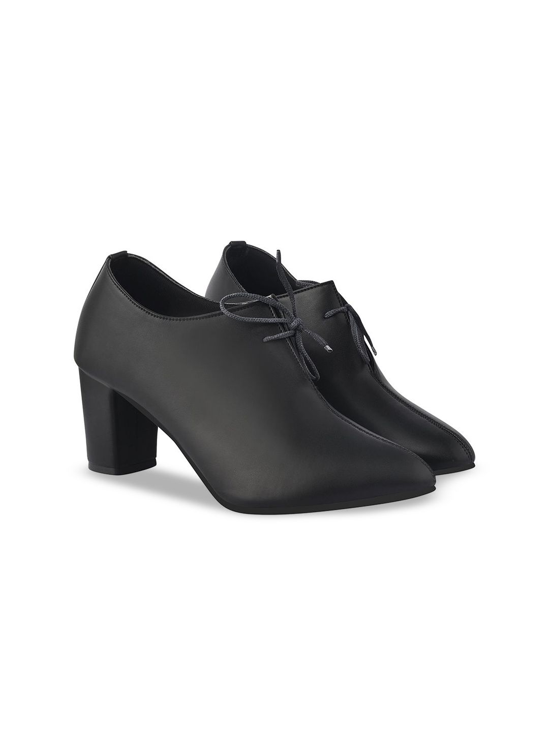 Stylestry Women Lace-Ups Block Pumps-image-23