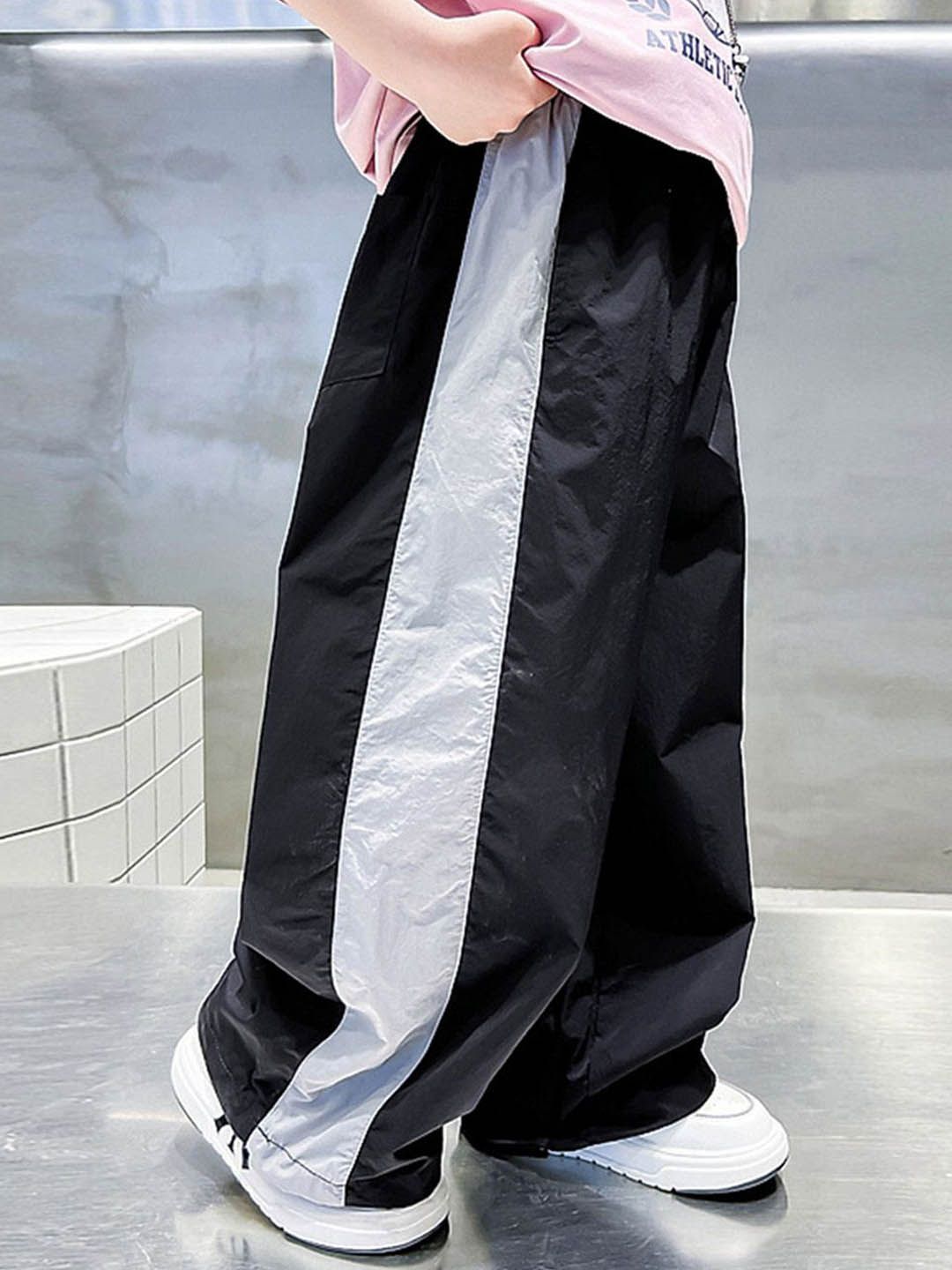 INCLUD Boys Relaxed Fit Side Stripe Regular Trousers-picture-42