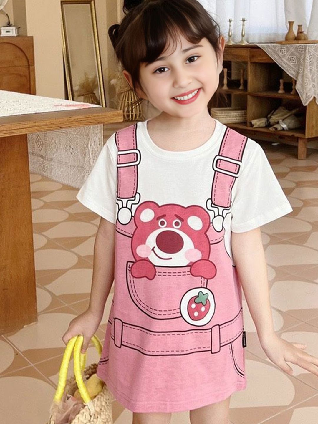 FOREVER FRIDAY Girls Graphic Printed A-Line Dress-picture-30