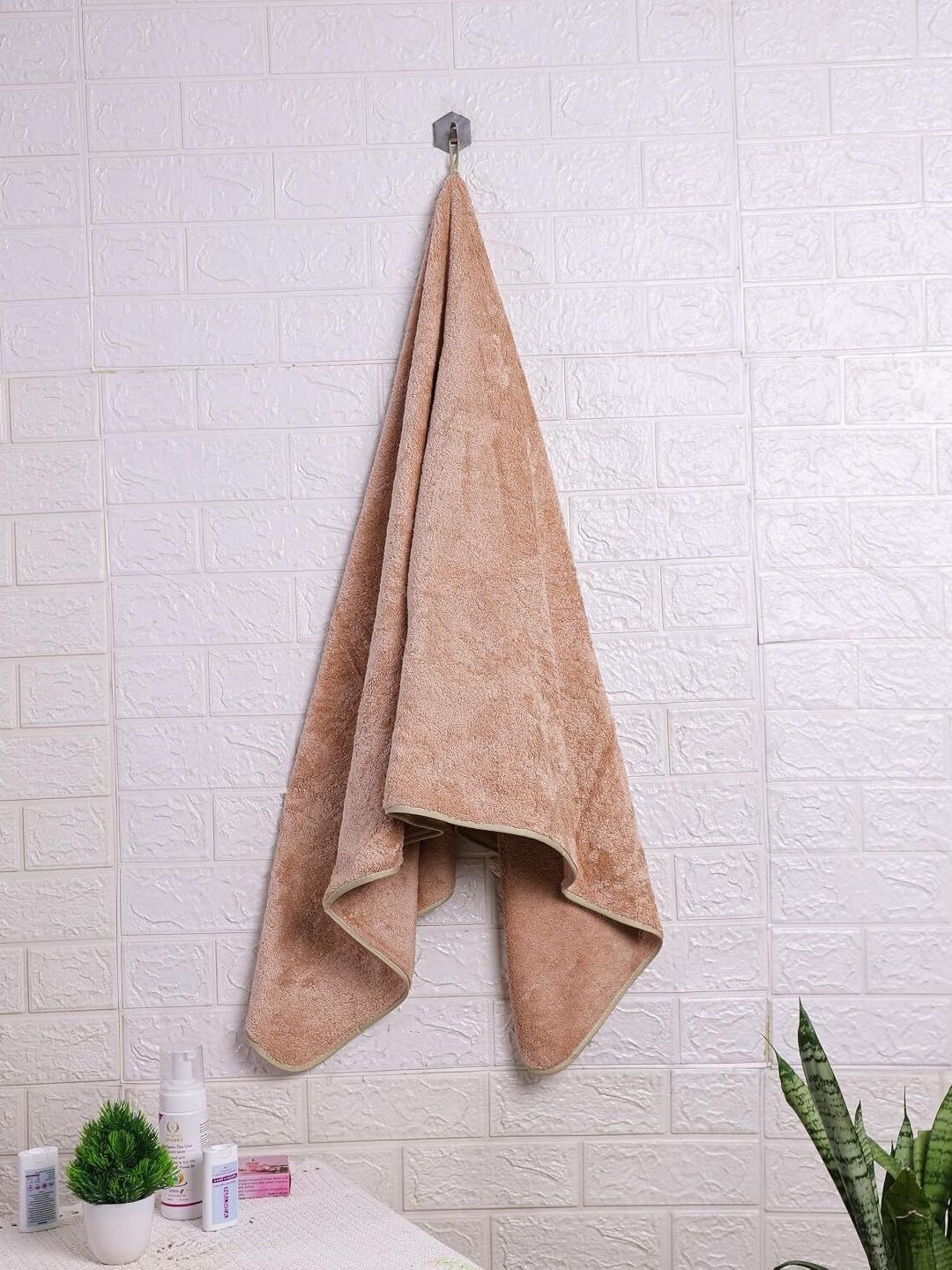 Fezora Beige 1 Other 500 GSM Bath Towel-picture-13