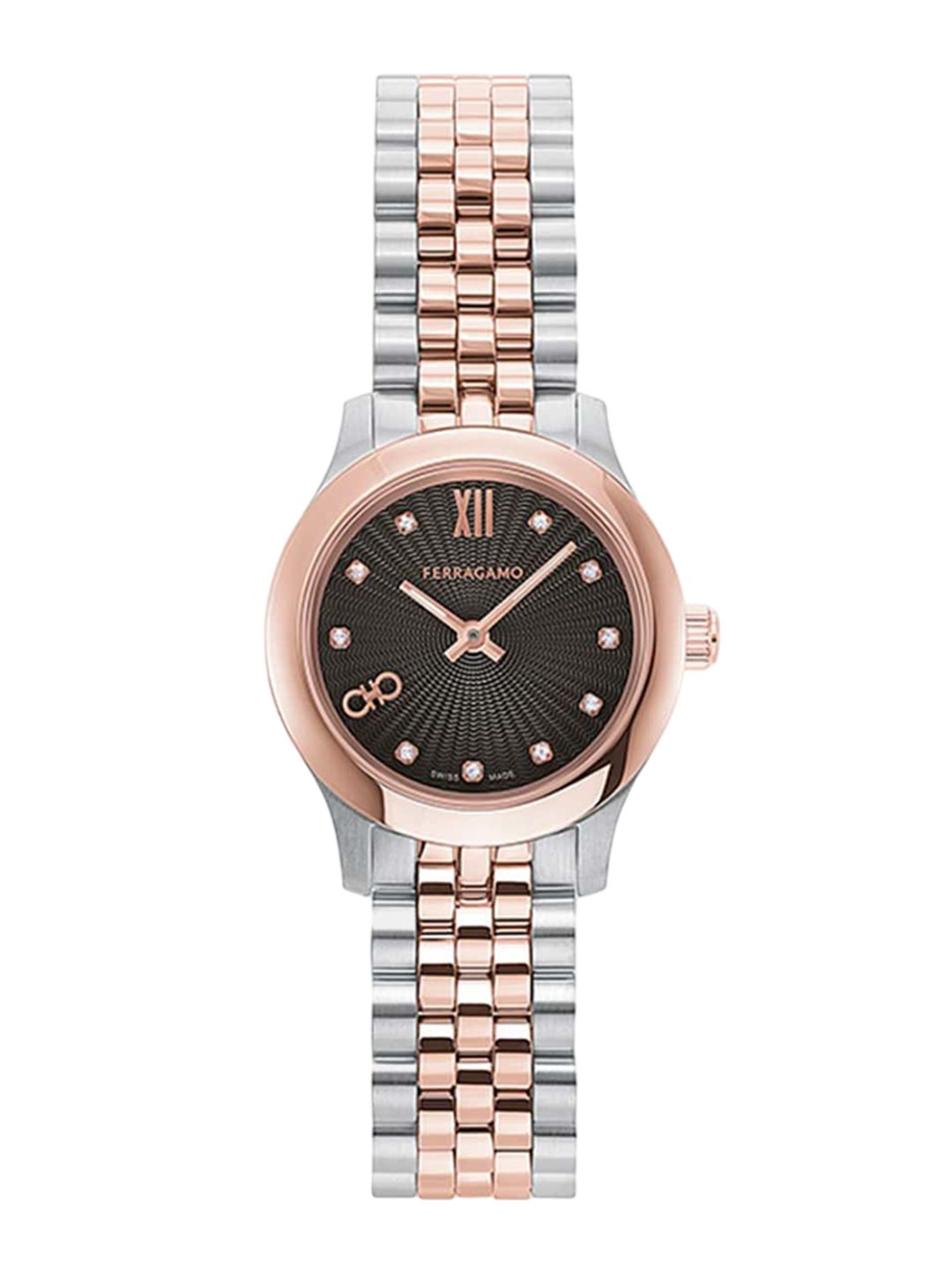 Ferragamo Women Embellished Dial Bracelet Style Analogue Watch SFSA00324-image-25