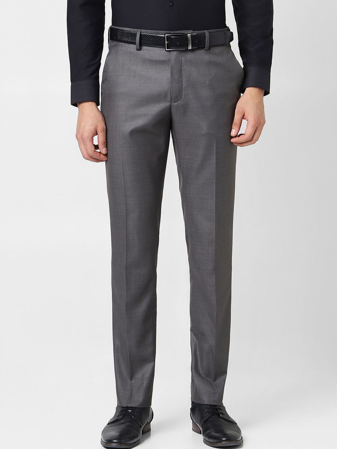 Van Heusen Men Slim Fit Formal Trousers-picture-30