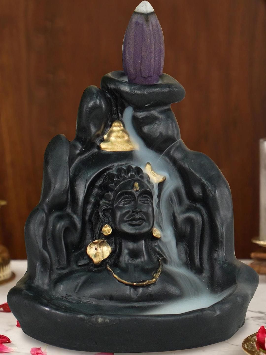 DigiRake Adiyogi Backflow Incense Holder