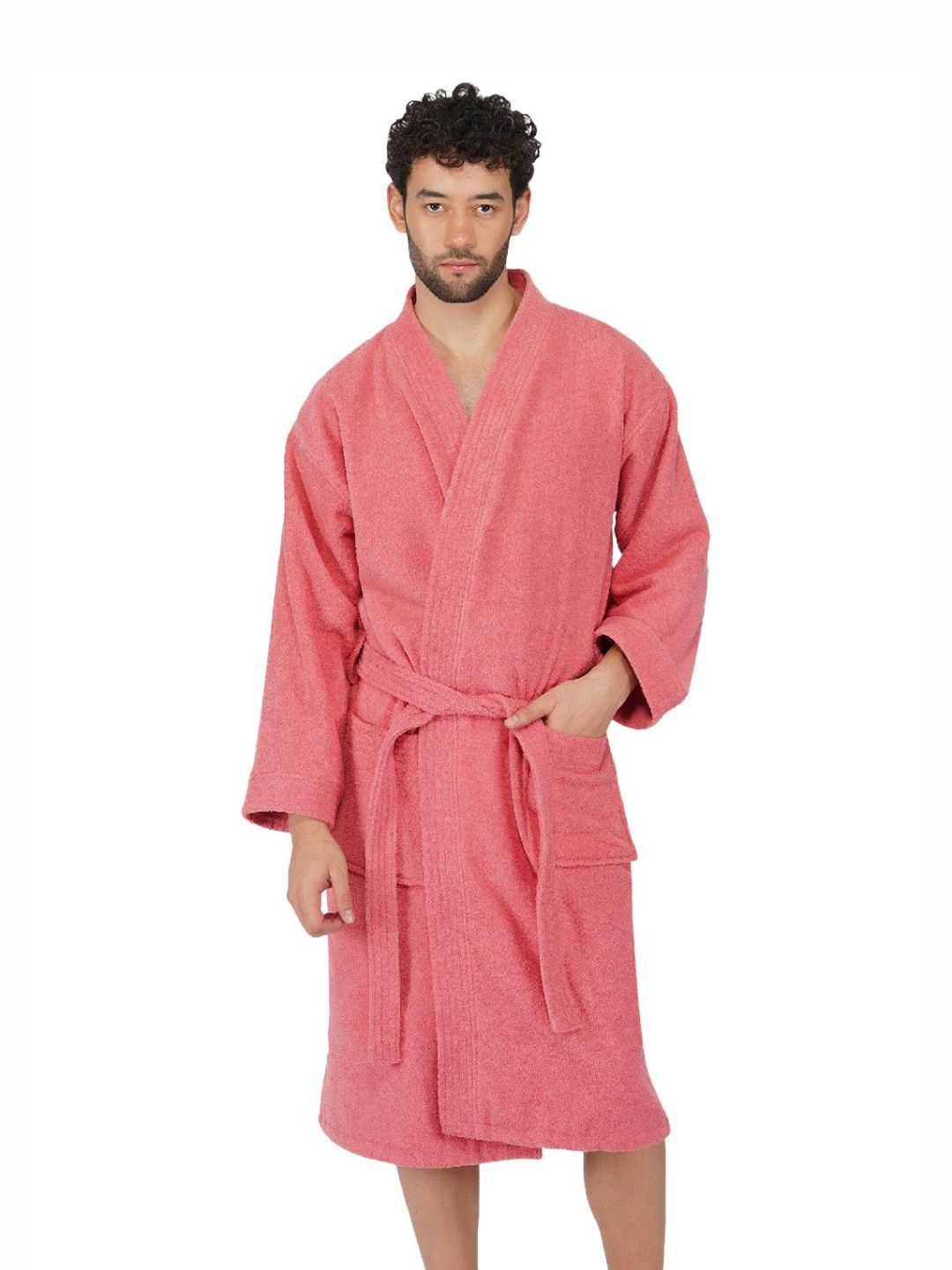 RANGOLI Noble Pure Cotton 400 GSM BathRobe-image-43