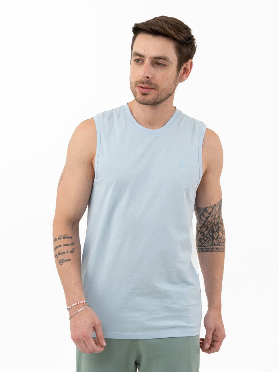 DCYPHR Men Solid Round Neck Cotton T-shirt-picture-25