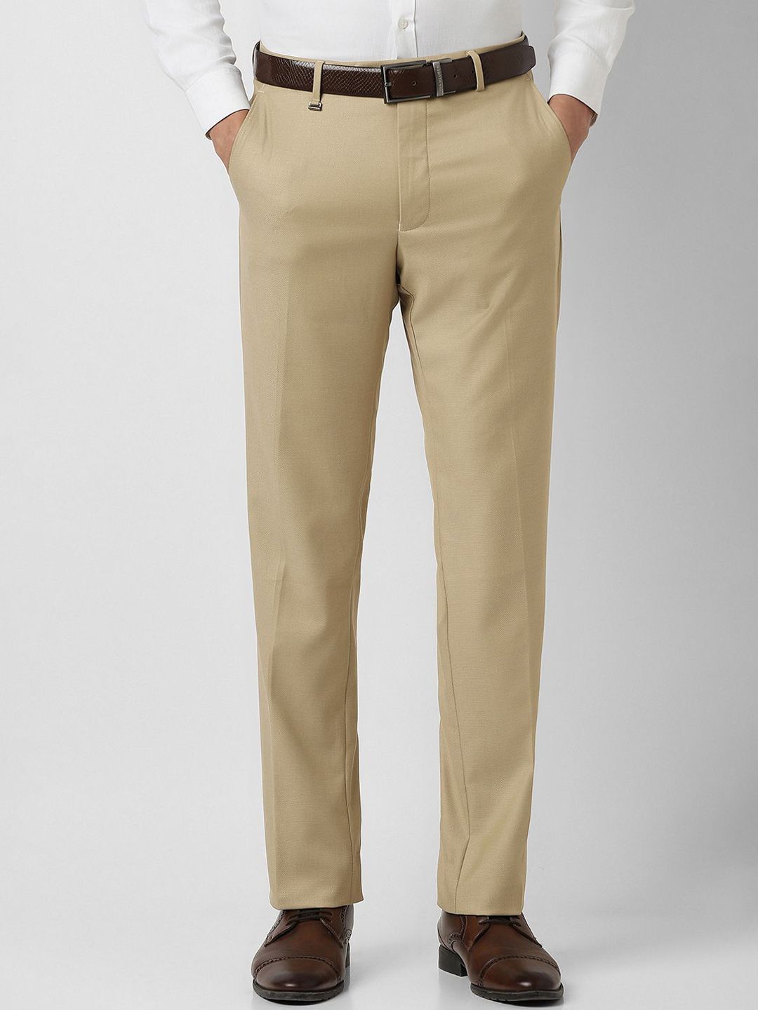 Van Heusen Men Regular Fit Mid-Rise Formal Trousers-picture-18