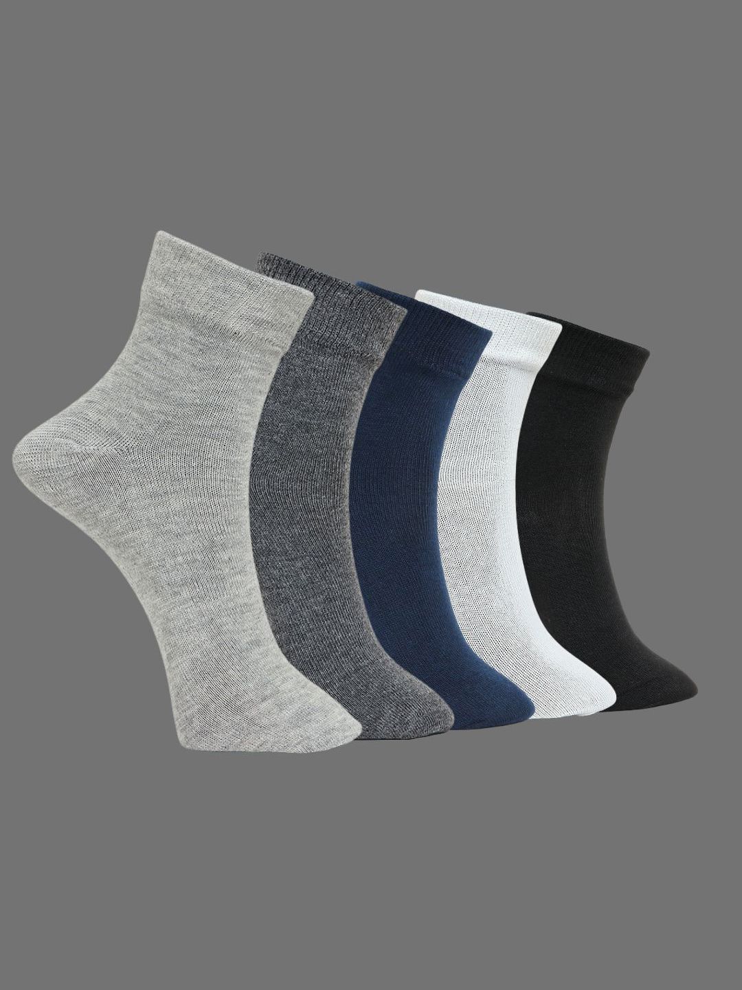 MJE Unisex Pack Of 5 Everyday Lightweight Ankle-Length Socks-picture-37