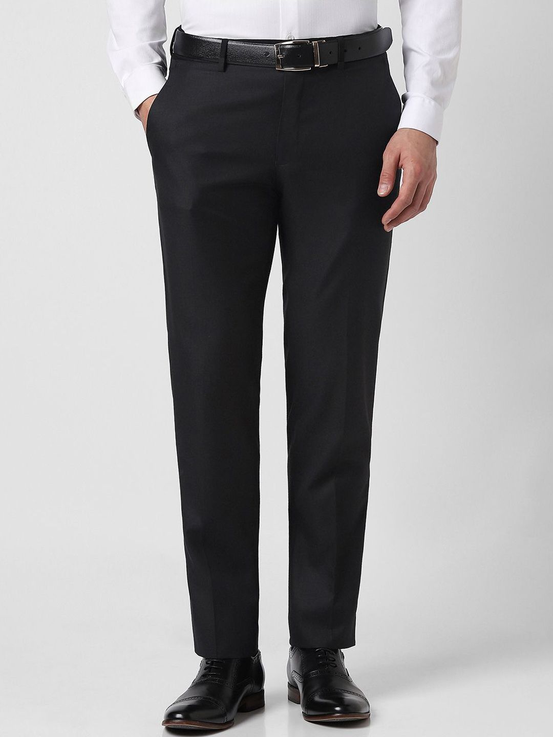 Van Heusen Men Slim Fit Formal Trousers-picture-11