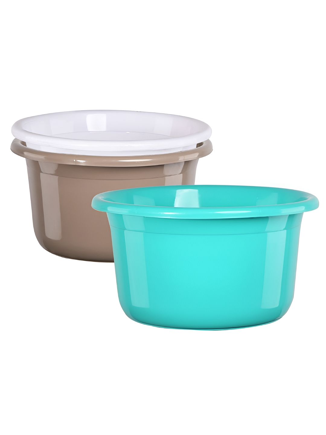 Aura Green & White 3 Pieces Bath Accessories Set-picture-29