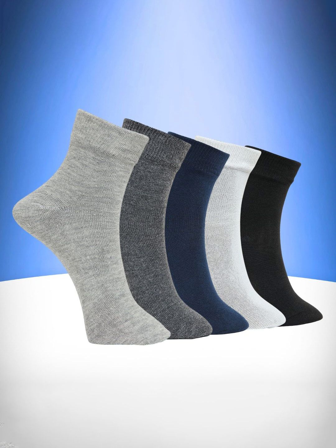MJE Pack Of 5 Ankle-Length Socks-picture-10
