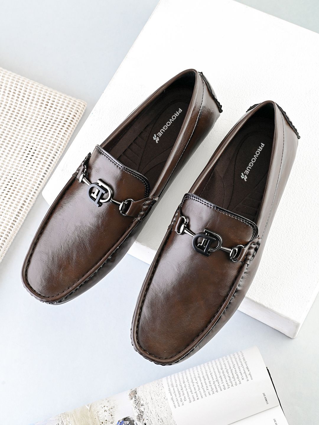 Provogue Men Leather Formal Loafers-picture-45