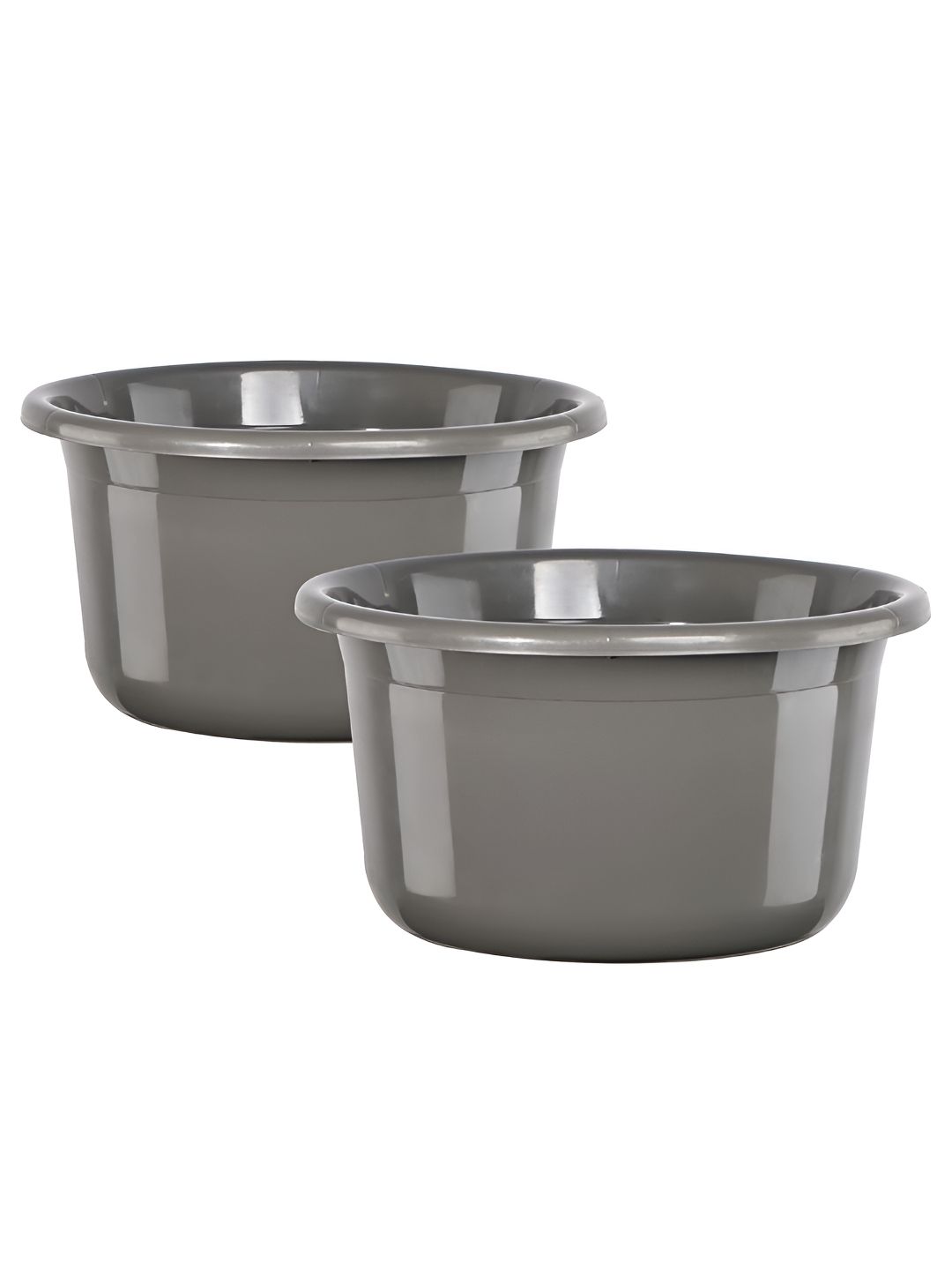 Aura Grey 2 piece Solid Plastic Bath Accessories Set-picture-21