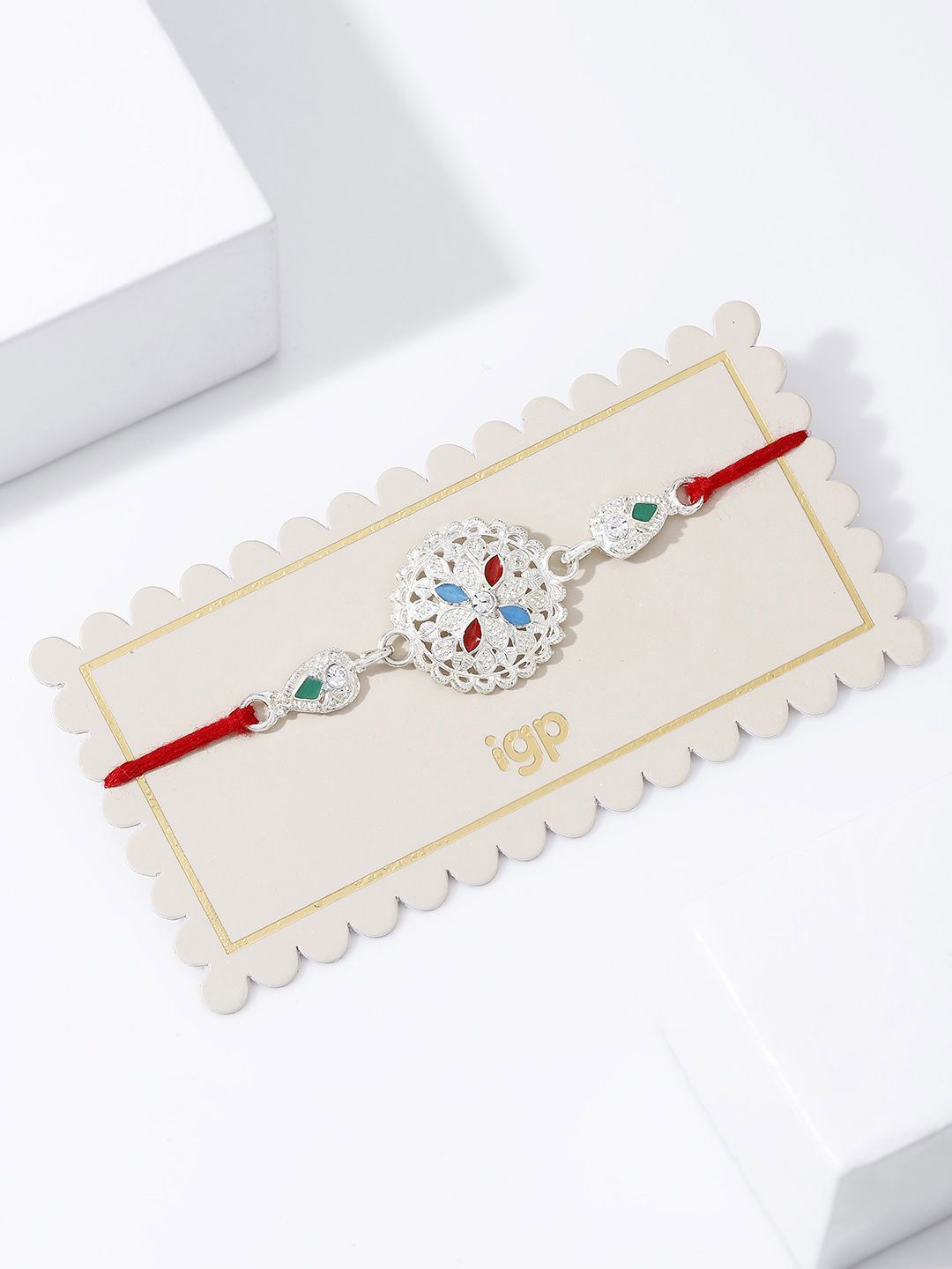 IGP Thread Floral Cutwork Rakhi-picture-10