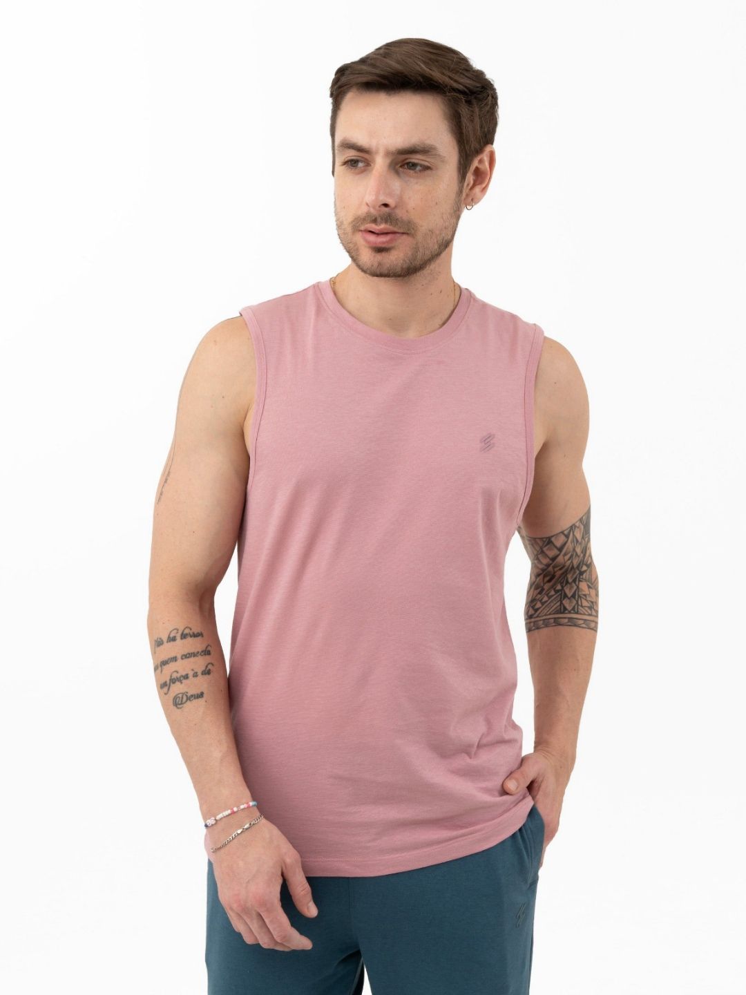 DCYPHR Men Solid Round Neck Cotton T-shirt-picture-24