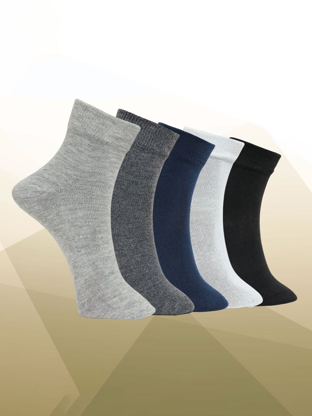 MJE Pack Of 5 Ankle-Length Socks-picture-21