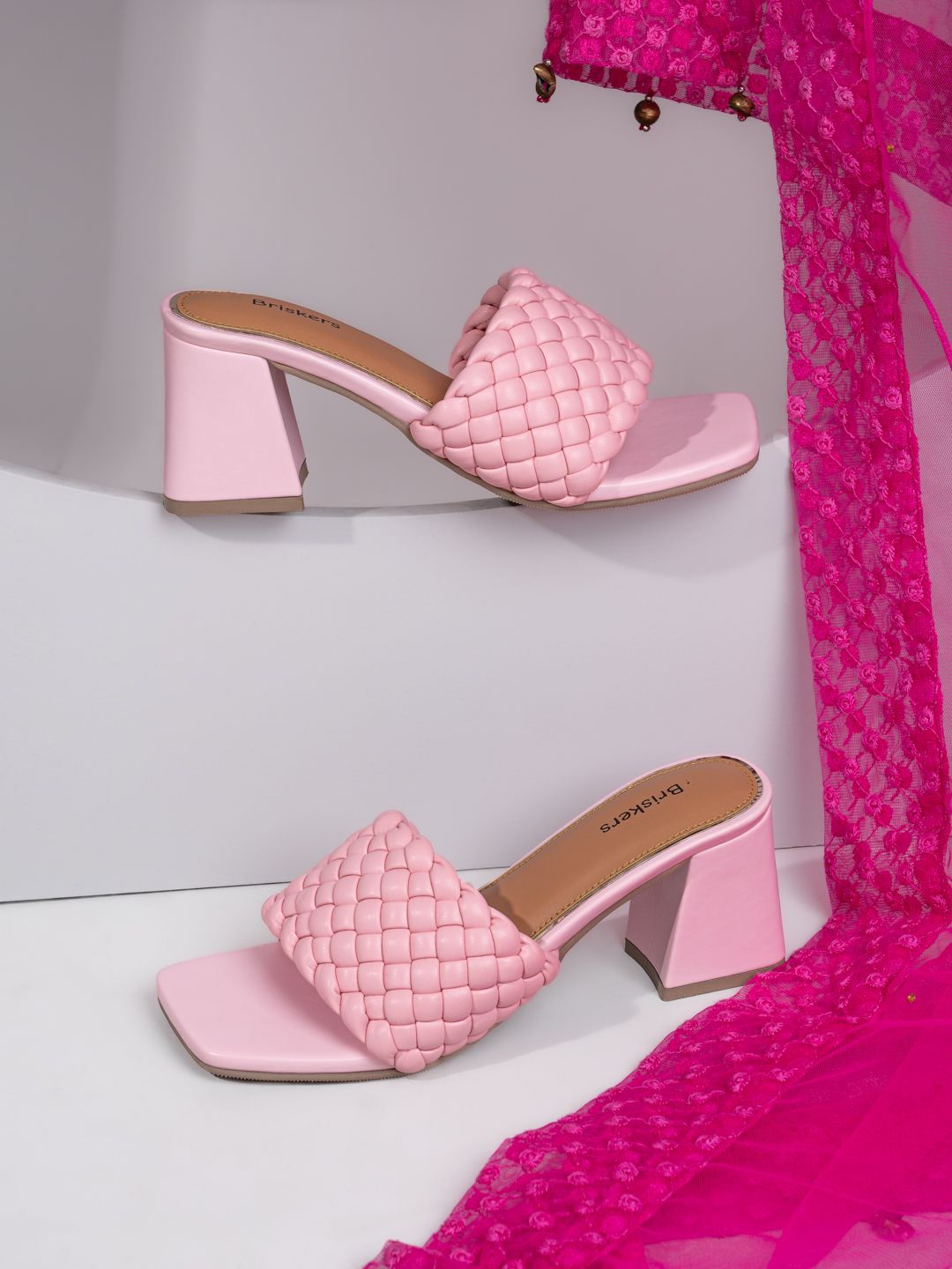 BRISKERS Party Block Heel Sandals-picture-55