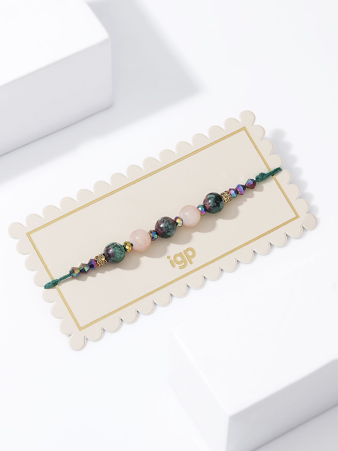IGP Thread Marble Beaded Rakhi-picture-13