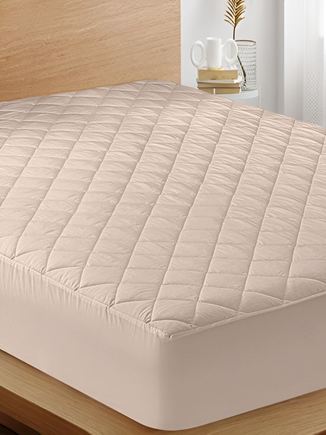 Comfowell Gold-Toned Quilted Fitted King Water Resistant Mattress Protector-picture-20
