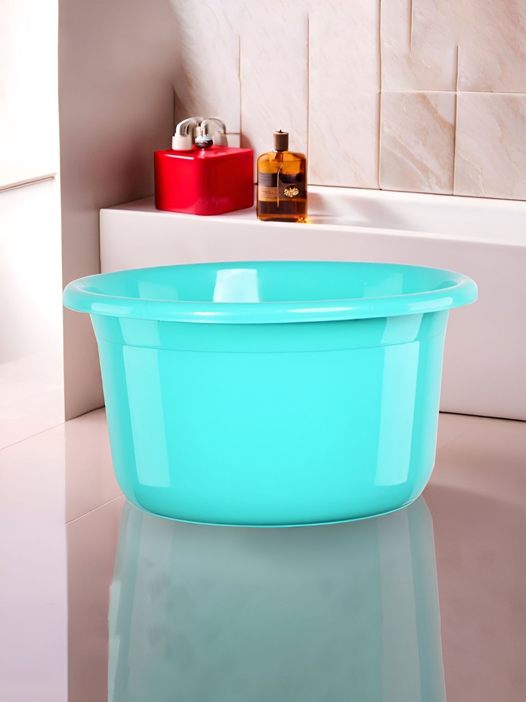 Aura Green Bath Accessories Set-image-23