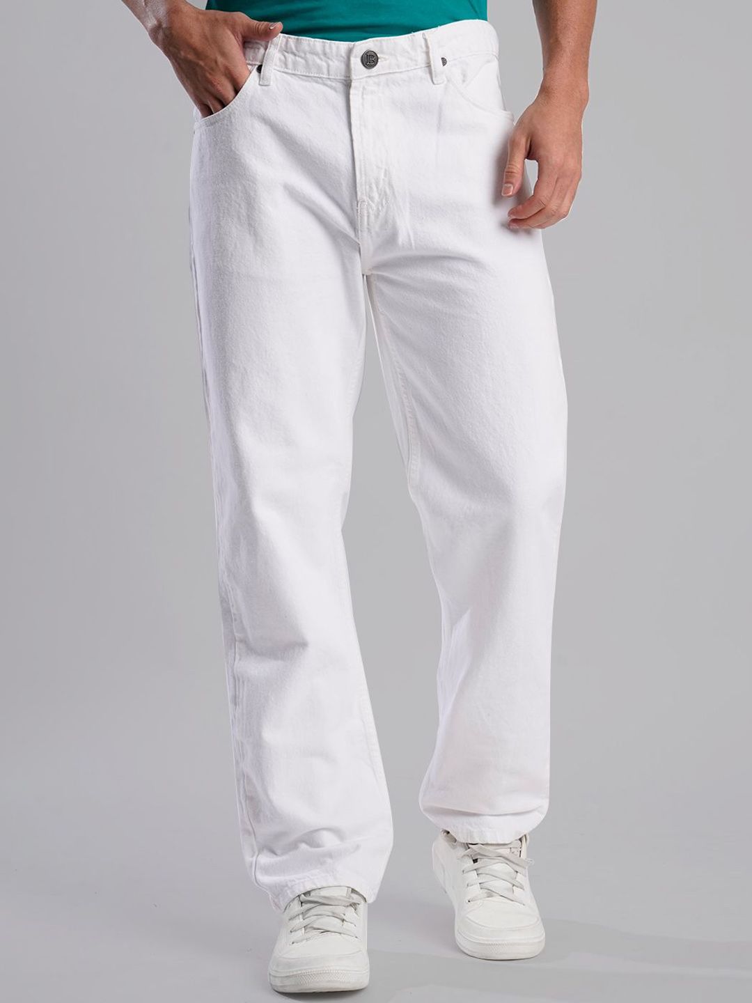 Bene Kleed Relax White Mid-Rise Relaxed Fit Jeans deal from myntra Bene Kleed Relax White Mid-Rise Relaxed Fit Jeans deal from myntra