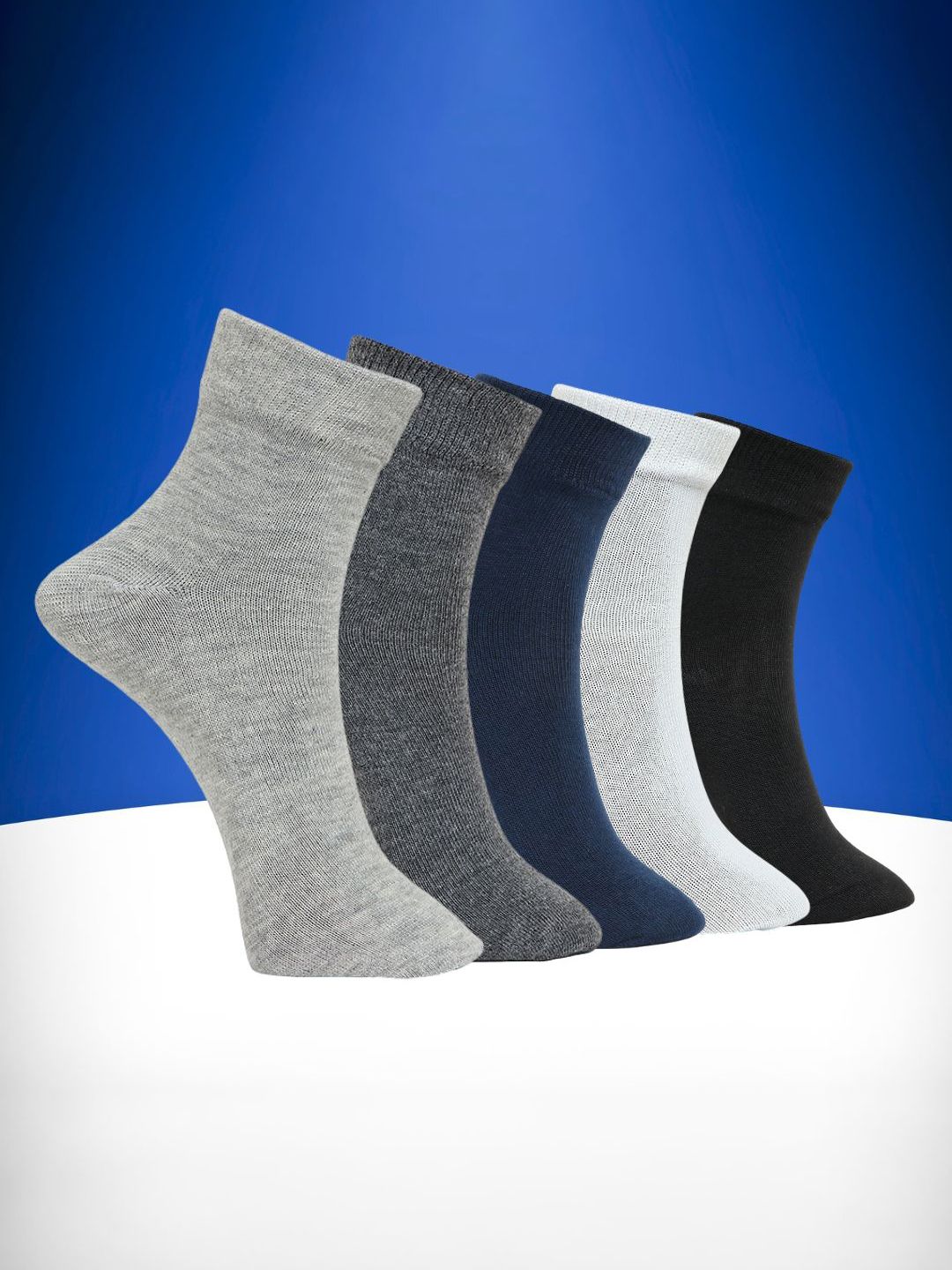 MJE Pack Of 5 Ankle-Length Socks-picture-33