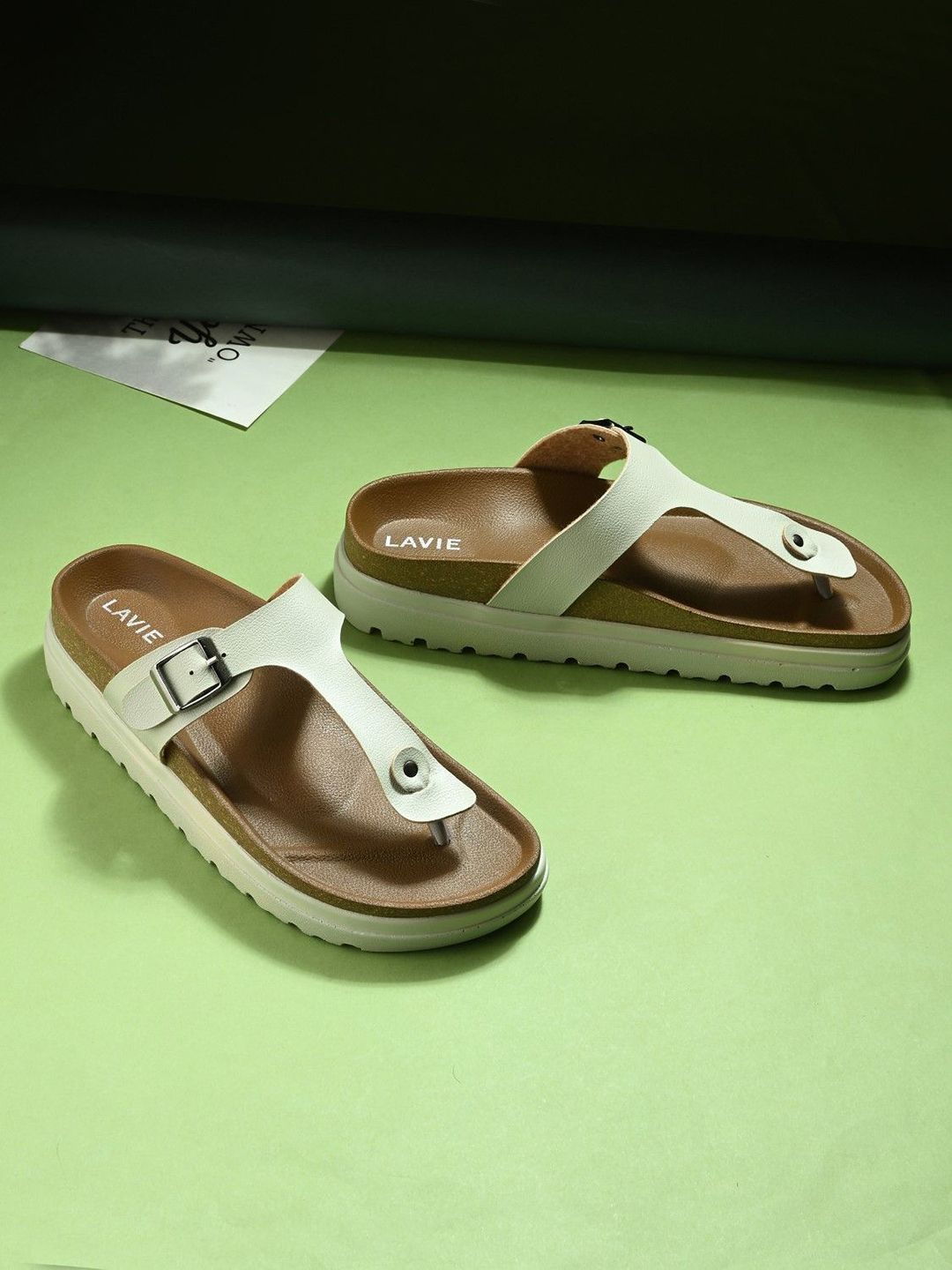 Lavie Women Open Toe Flats with Bows-picture-19