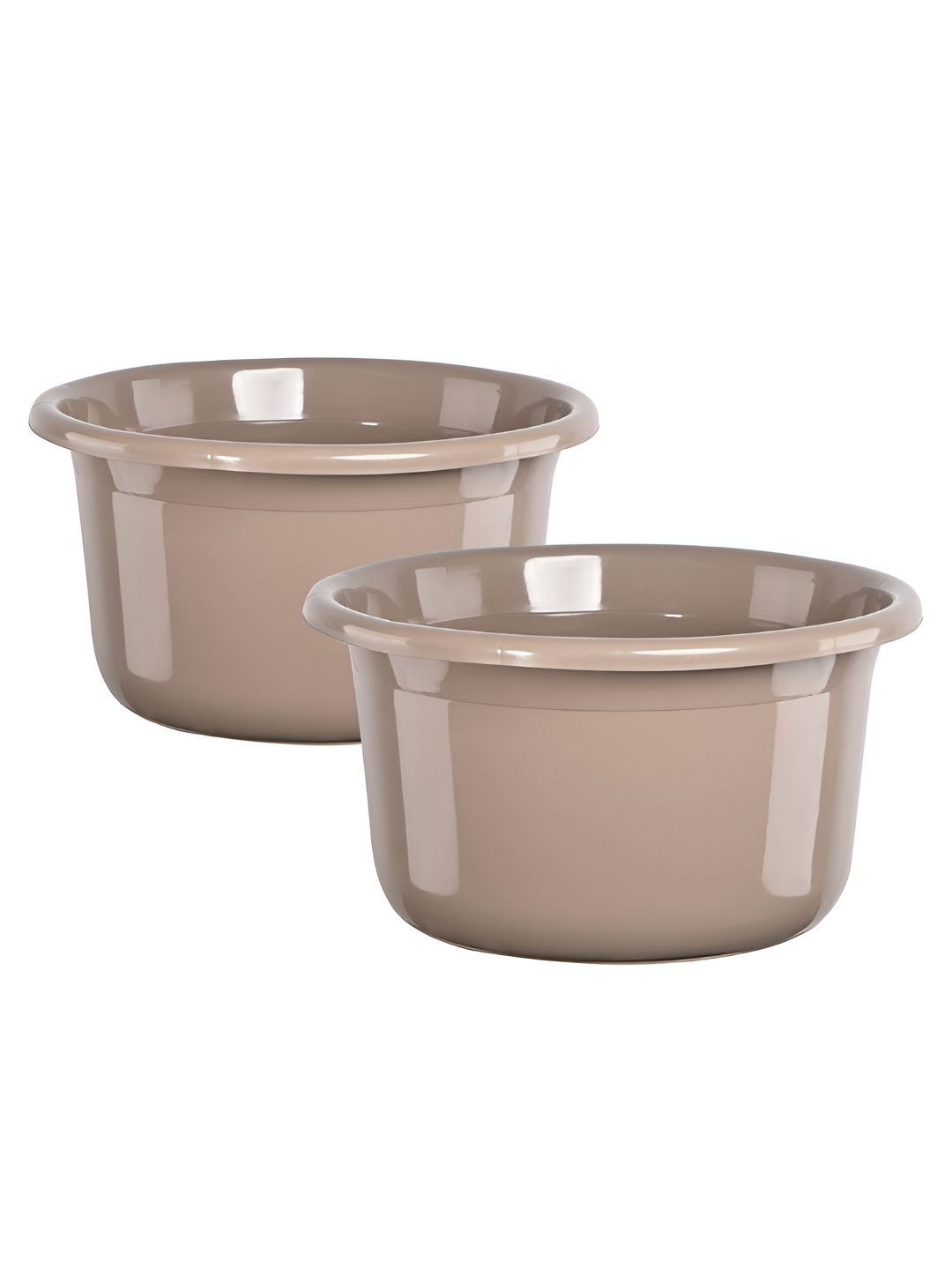 Aura Brown 2 piece Solid Plastic Bath Accessories Set-picture-38