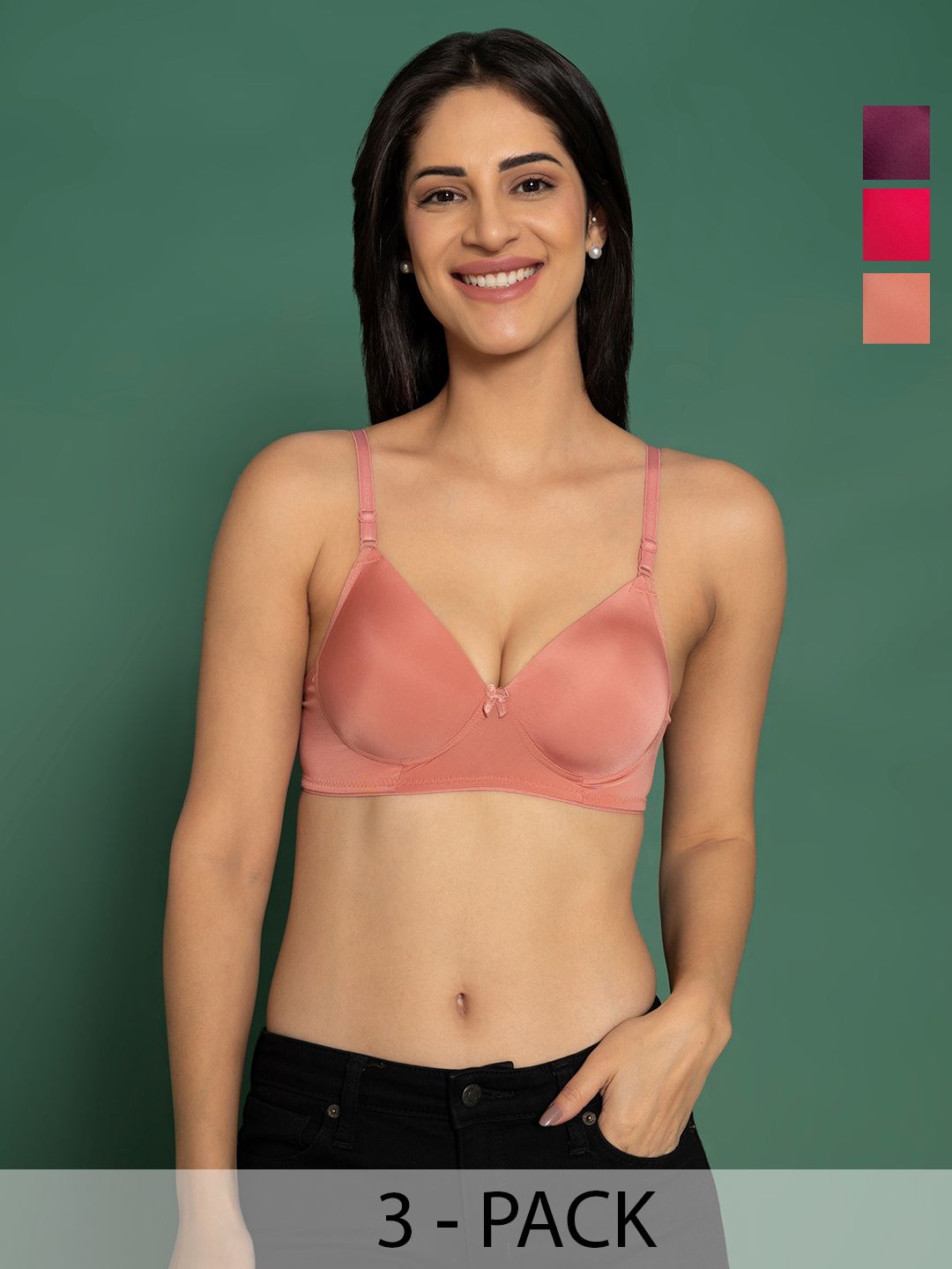 DressBerry Bra Half Coverage Lightly Padded