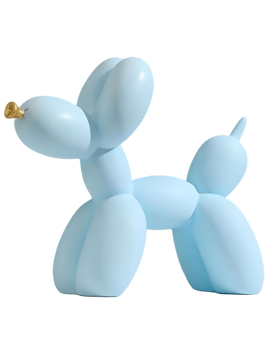 Aura Blue Ballon Dog Model Curio Showpiece-image-2