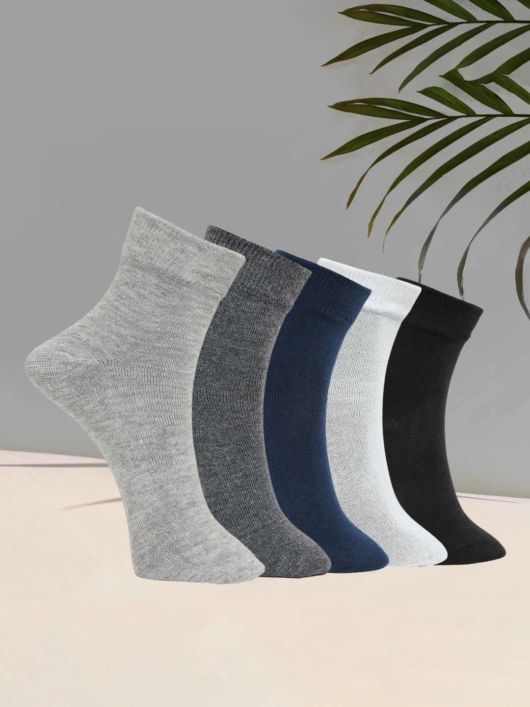 MJE Pack Of 5 Ankle-Length Socks-picture-39