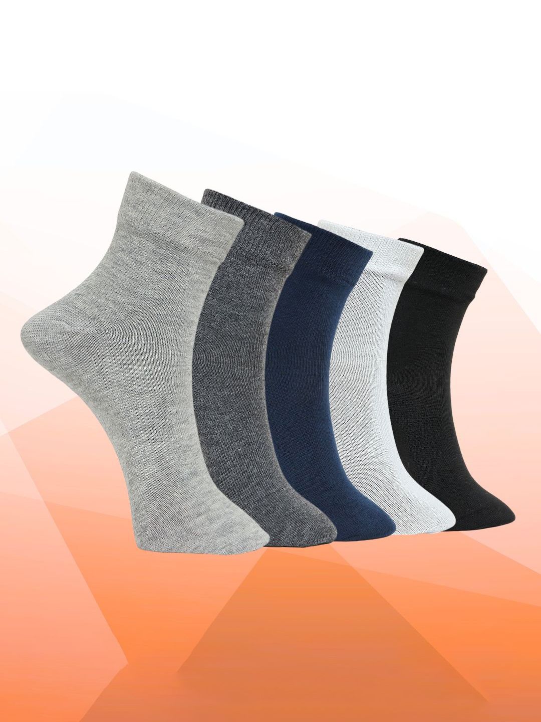 MJE Pack Of 5 Ankle-Length Socks-picture-25
