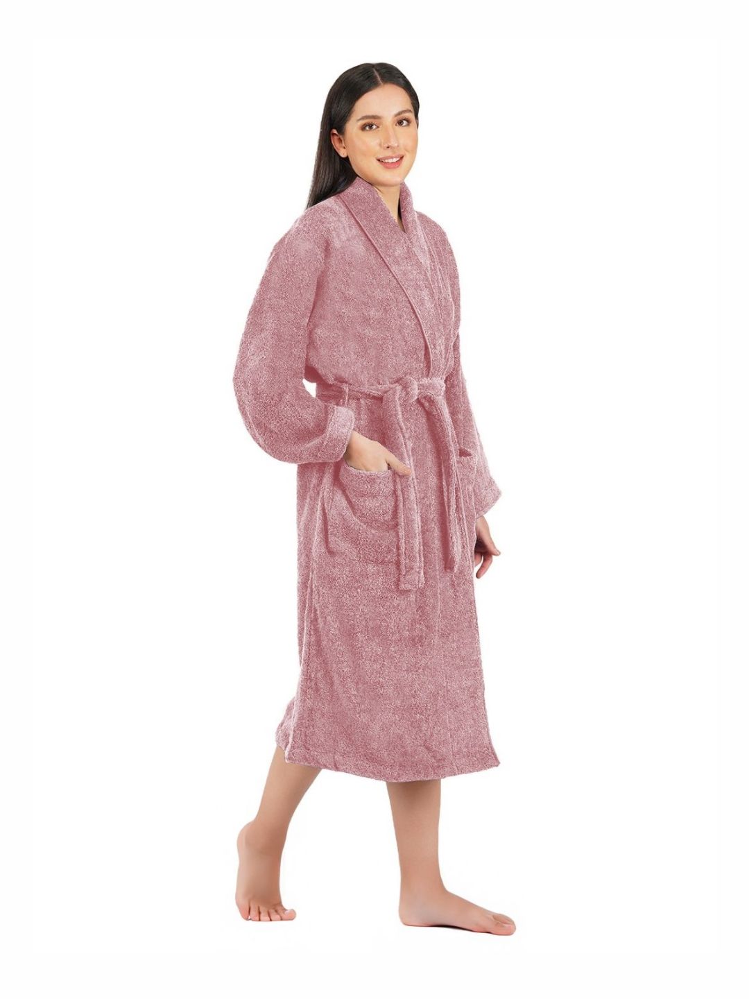 RANGOLI Canningvale Pure Cotton 550 GSM Bath Robe-image-49