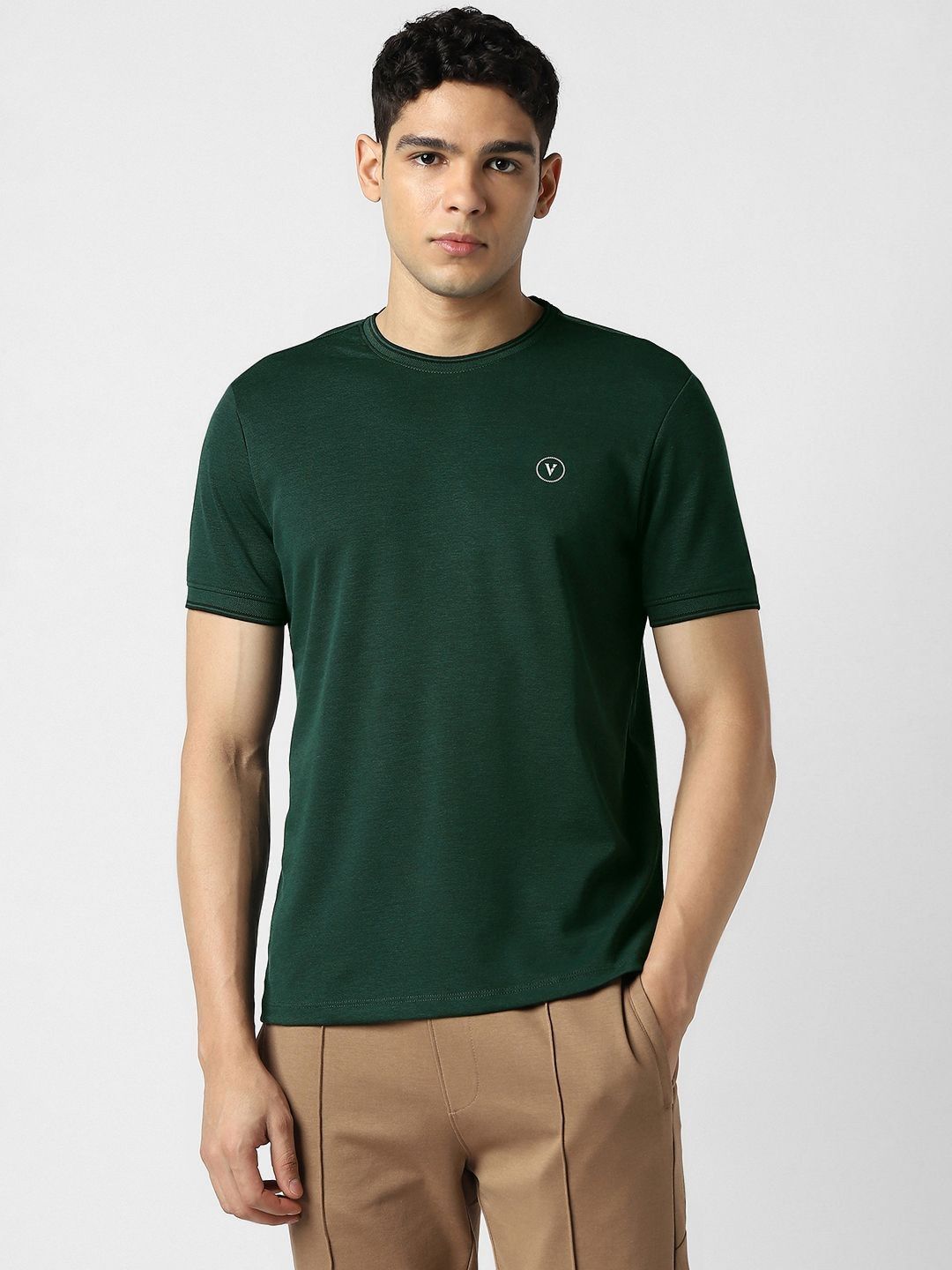 Van Heusen Flex Textured Crew Neck Short Sleeves T-shirt-picture-28