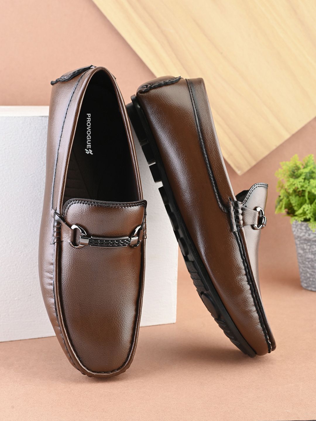 Provogue Men Leather Formal Loafers-picture-50