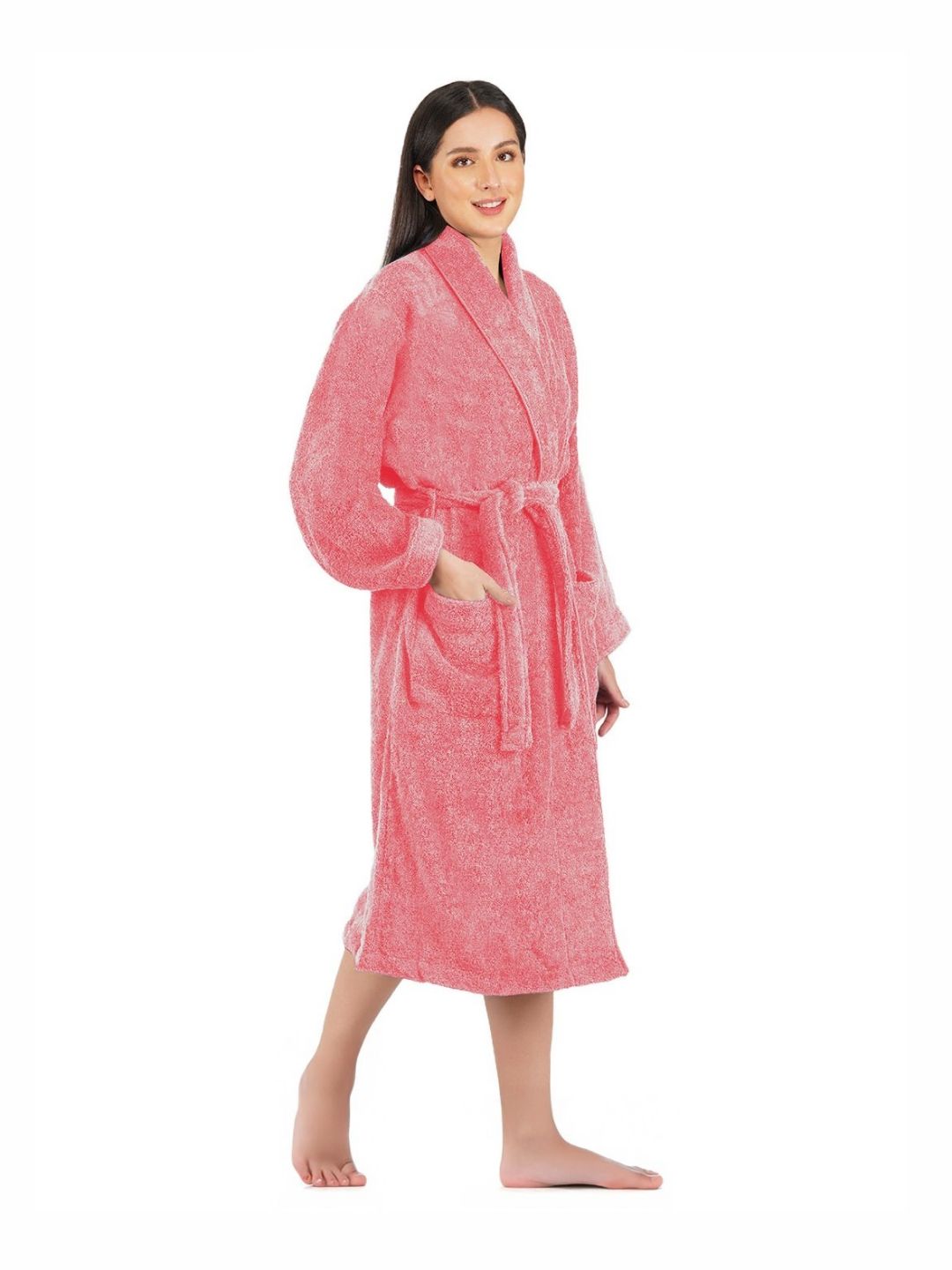 RANGOLI Noble Pure Cotton 550 GSM BathRobe-image-38