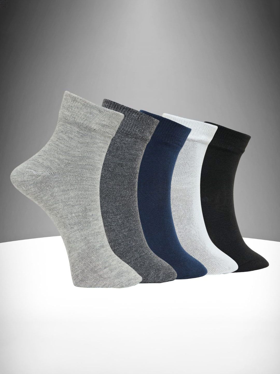 MJE Pack Of 5 Ankle-Length Socks-picture-21