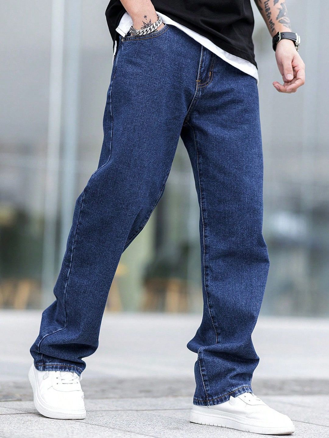 Stylecast X Kotty Men Regular Fit Mid-Rise Stretchable Jeans-picture-30