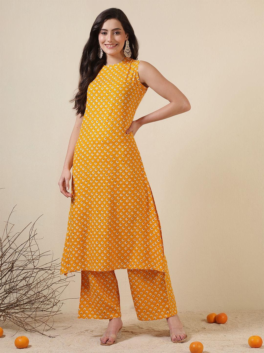 KALINI Women Printed A-Line Kurta Set-picture-39