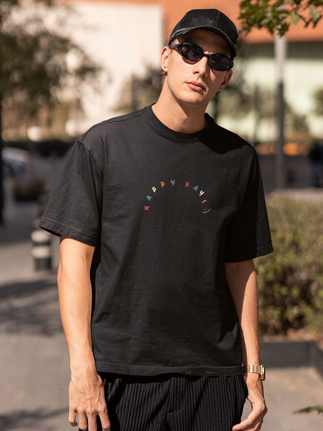 Stitchmeashirt Men Printed Drop-Shoulder Sleeves Activchill T-shirt-picture-21