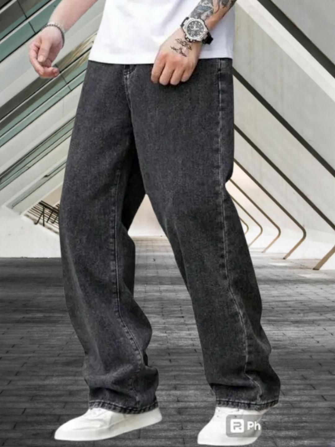 SZN Men Classic Boyfriend Fit Mid-Rise Stretchable Jeans-picture-17