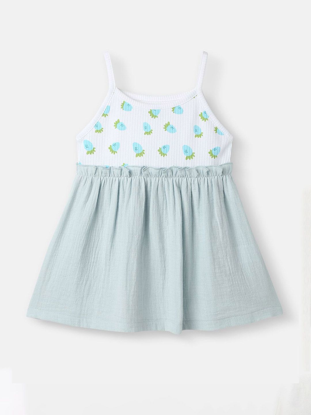 Nauti Nati Girls Print Shoulder Straps Fit & Flare Dress-picture-27