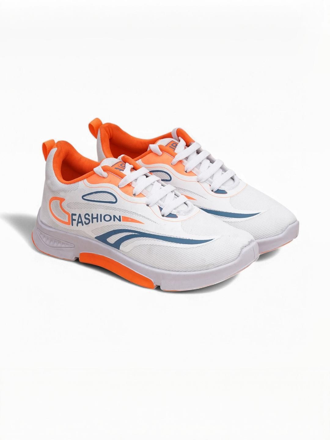 HOTSTYLE Men Orange Canvas Sports Shoes-picture-30