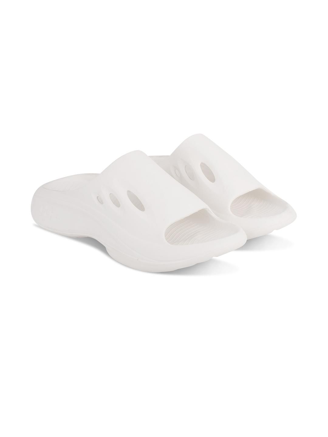 BEONZA Men White Sliders-picture-12