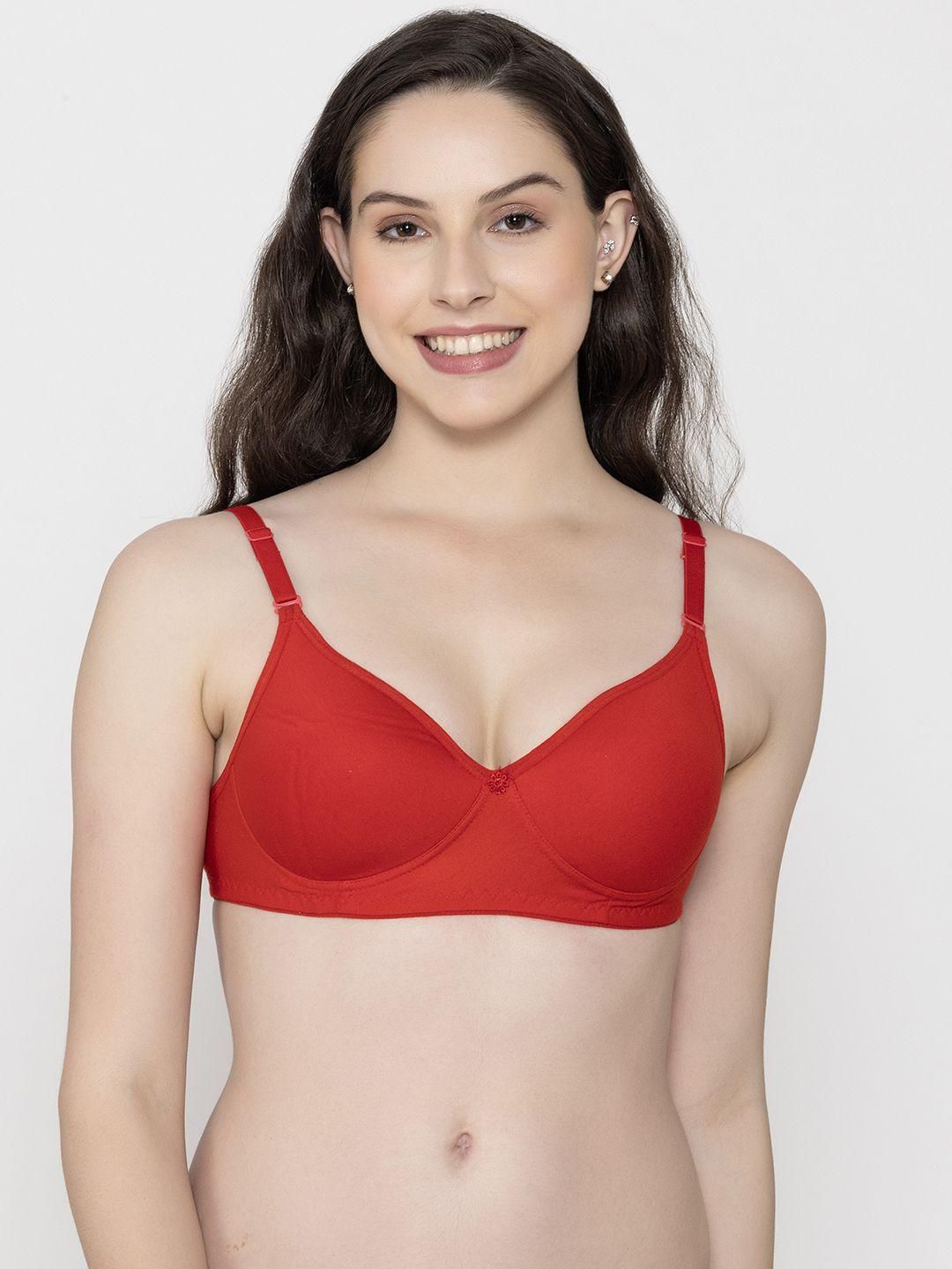 Sutjena Set Of 2 Solid Lightly Padded Lycra Bra-picture-26
