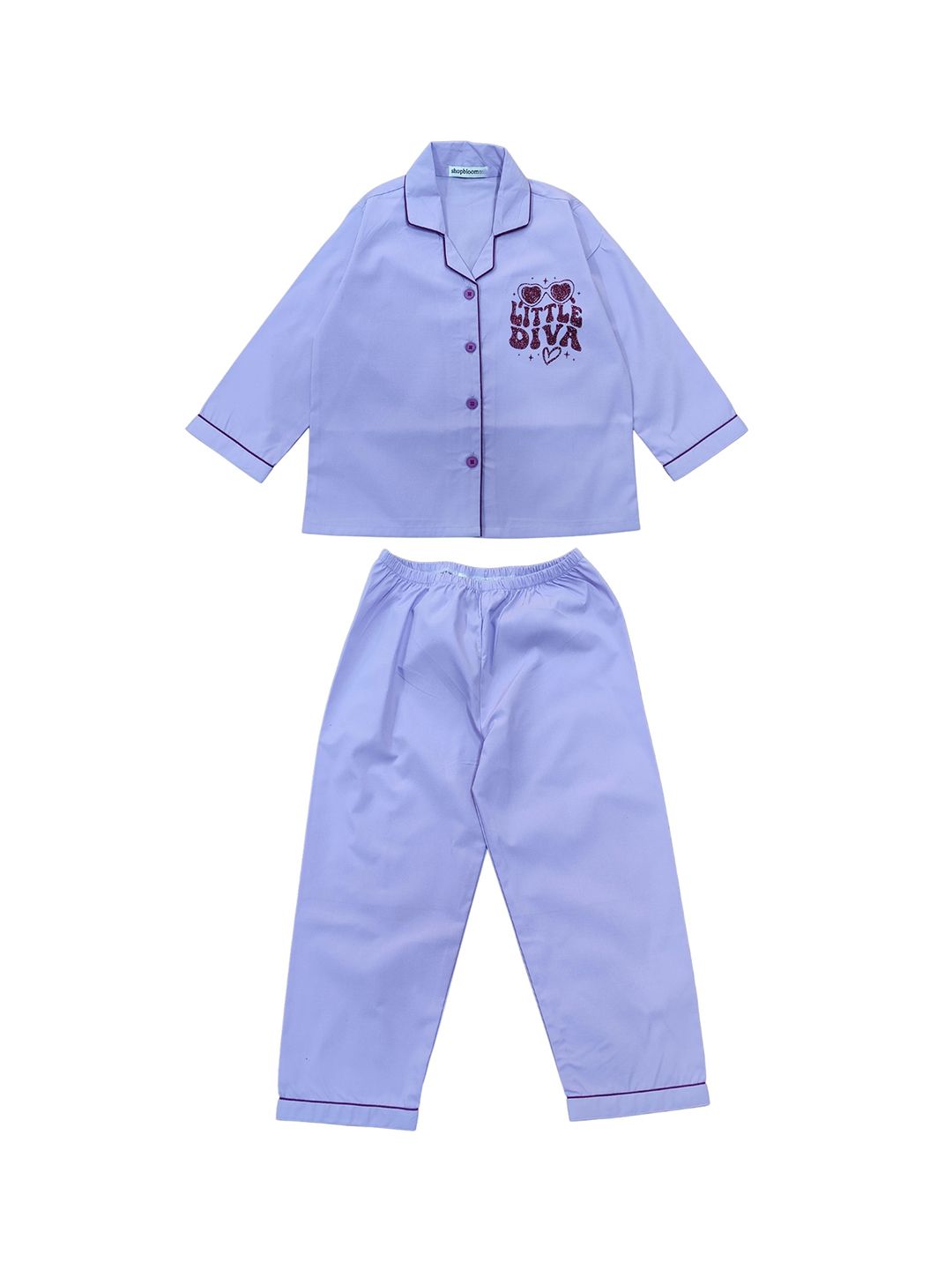 shopbloom Unisex Kids Printed Night suit-picture-52