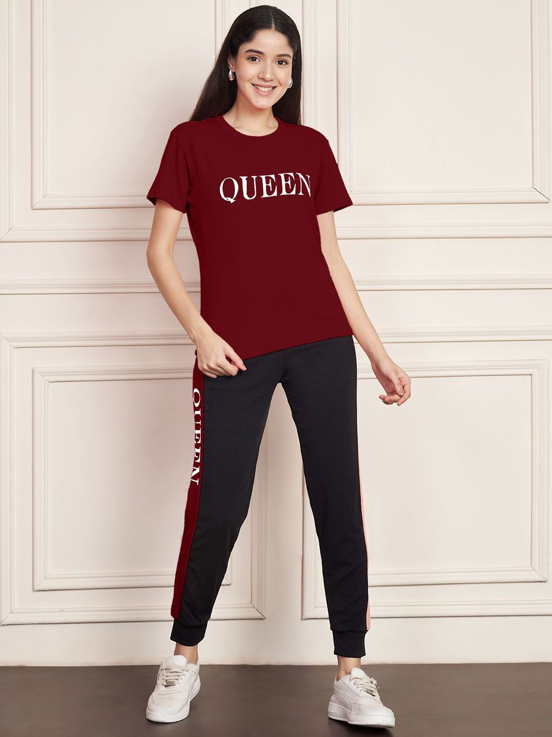 DTR FASHION Printed T-Shirt With Joggers Co-Ords-picture-40