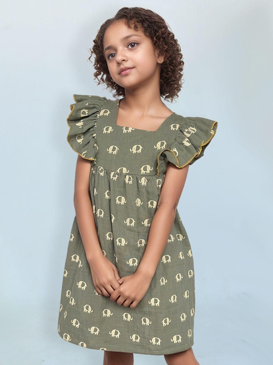 ArthLife Cute Elephants Dress-picture-43