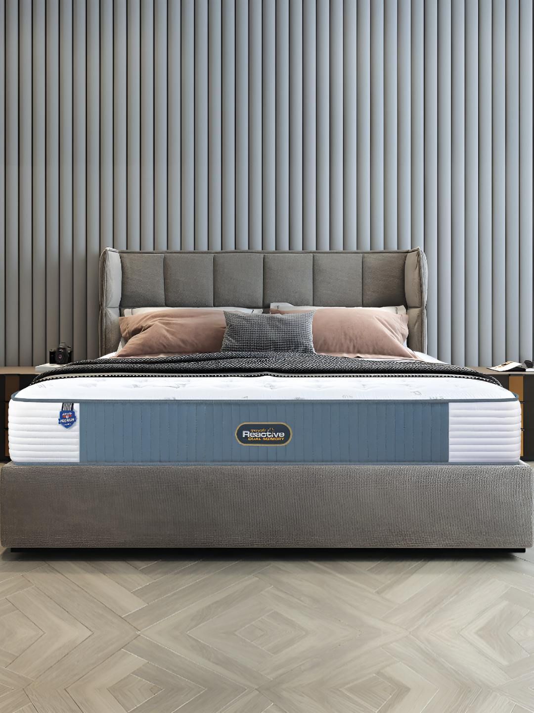 Springfit White Quilted Memory Foam Queen Mattress-picture-32